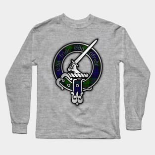 Clan Gunn Tartan Crest - Old Norse Long Sleeve T-Shirt